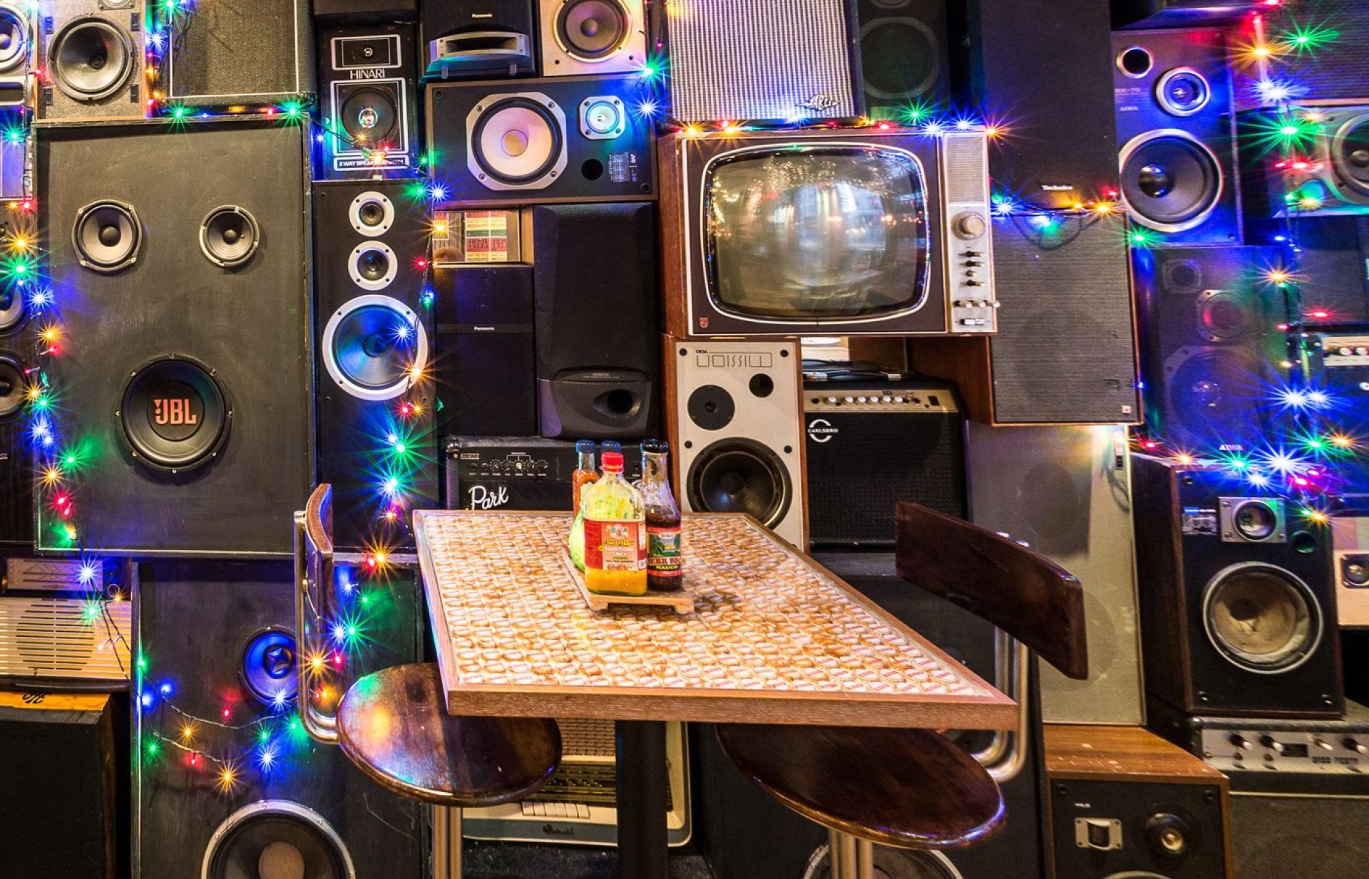 Leicester Turtle Bay interior speaker wall