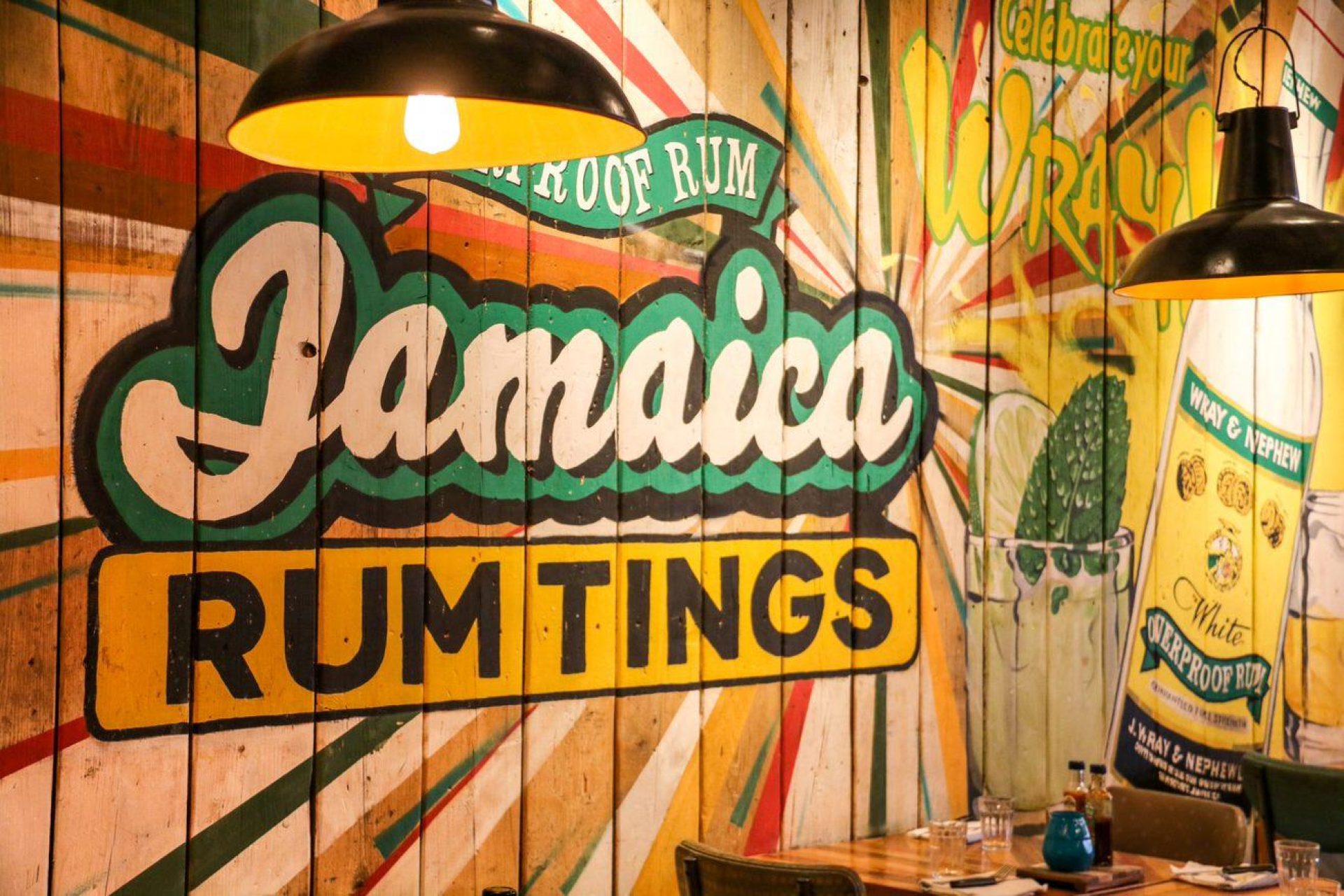 Wray & Nephew wall mural